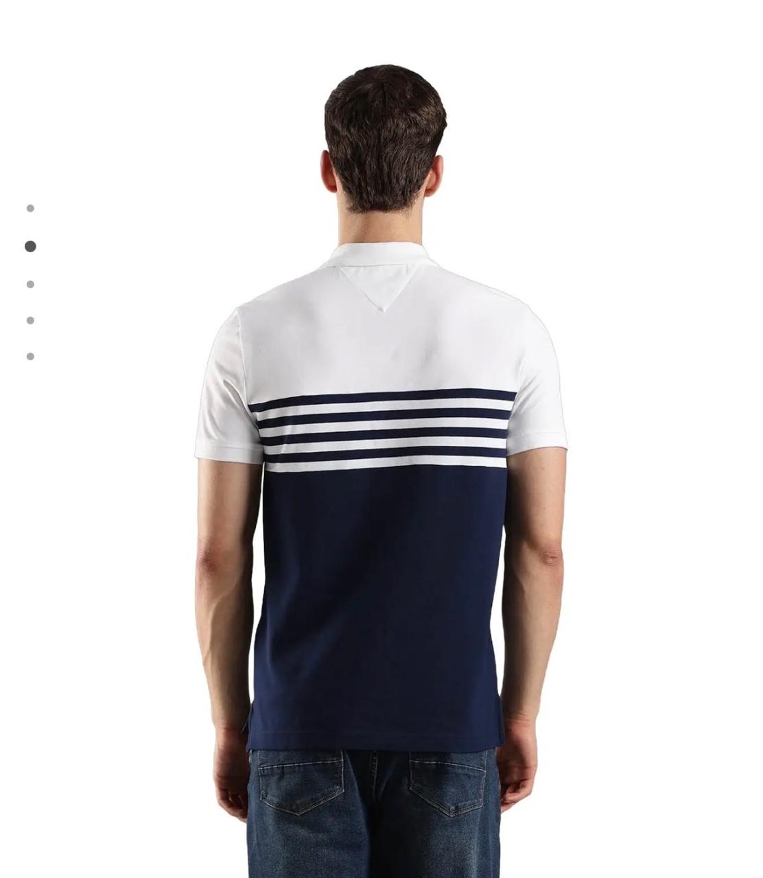 T H Sailor Stripe Polo Tee